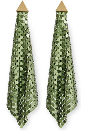 Paco rabanne Pixel chain-mail earrings