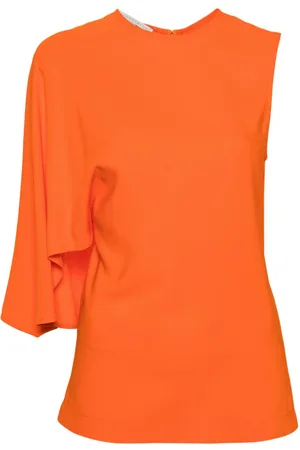 Stella McCartney Asymmetric cape-detailed top