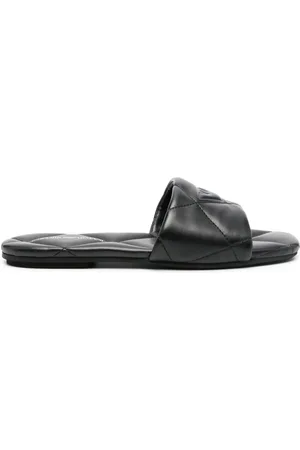 Emporio Armani Eagle-motif quilted sandals