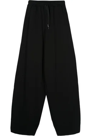 Family First Wide-leg cotton track pants