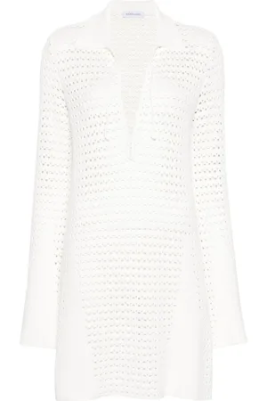 RAQUEL DINIZ Open-knit mini dress
