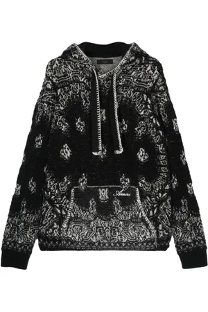 AMIRI Bandana knitted hoodie