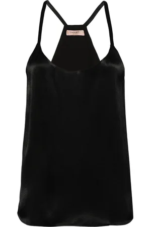 Twin-Set Sleeveless satin top