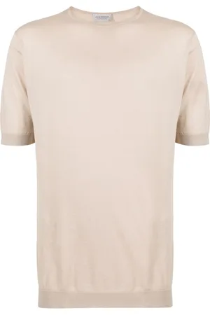JOHN SMEDLEY Belden knitted cotton T-shirt
