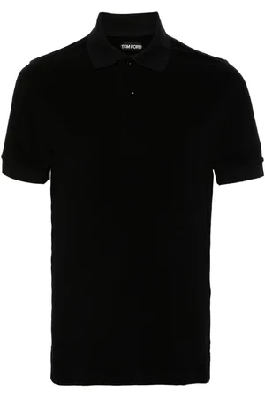 Tom Ford Towelling cotton-blend polo shirt