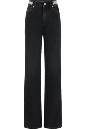 Paco rabanne 1969 cotton straight-leg jeans