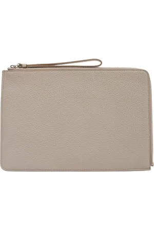 Maison Margiela Four-stitch logo leather clutch bag