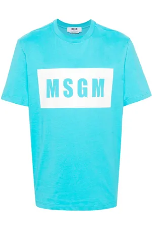 Msgm Logo-print cotton T-shirt