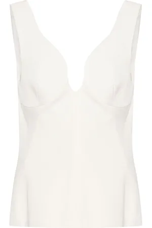 Jil Sander V-neck textured top