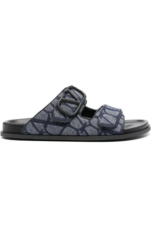 VALENTINO GARAVANI VLogo Signature denim sandals
