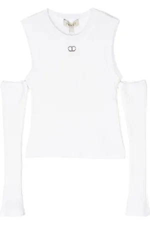 Twin-Set Off-shoulder knitted top