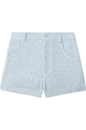 IRO High-waisted tweed shorts