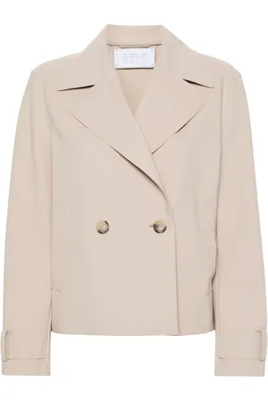 Harris Wharf London Double-breasted cropped jacket