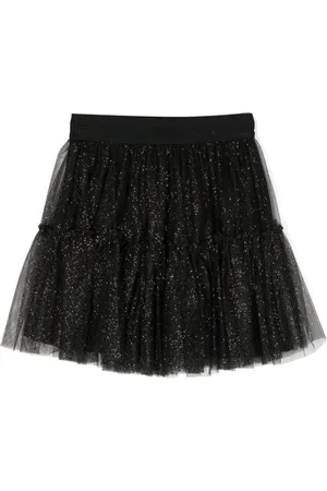 Msgm Glitter tulle skirt