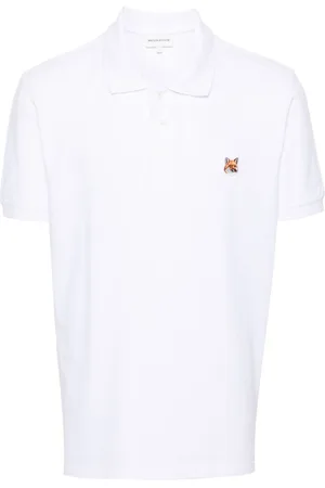 Maison Kitsuné Fox-patch piqué polo shirt