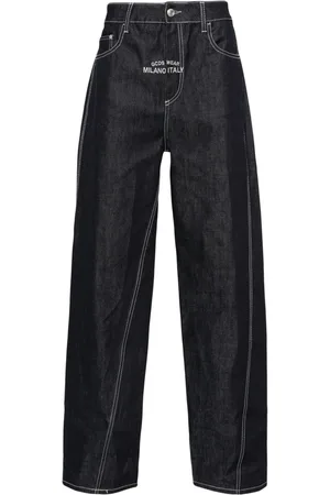 GCDS Raw Denim Wide jeans