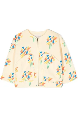 Bobo Choses Floral-print cotton jacket