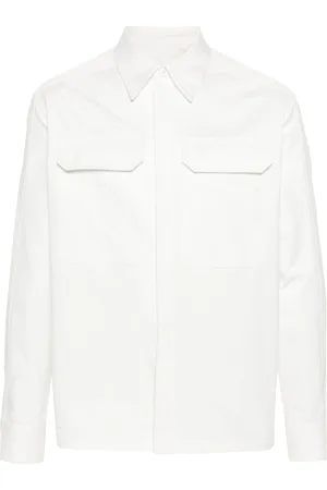 Jil Sander Button-up cotton overshirt