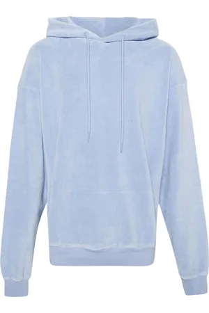 MARTINE ROSE Drop-shoulder towelling-finish hoodie