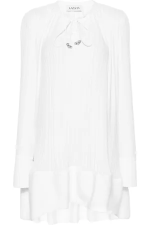 Lanvin Pleated mini dress