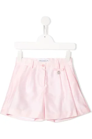 Simonetta Pleated detail high-waisted shorts
