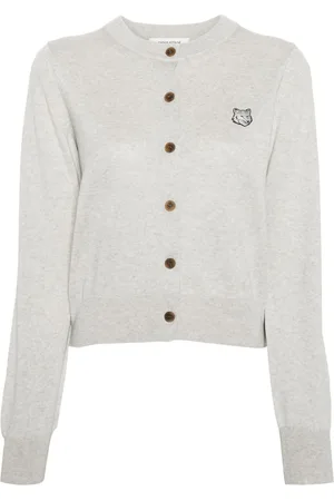 Maison Kitsuné Bold Fox Head wool cardigan