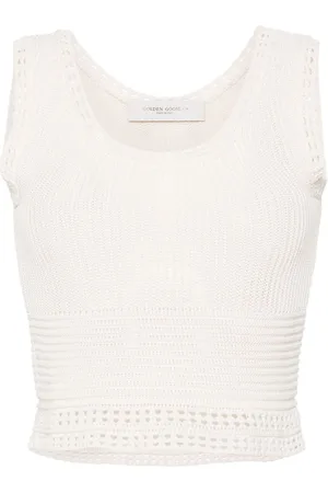 Golden Goose Crochet-knit tank top