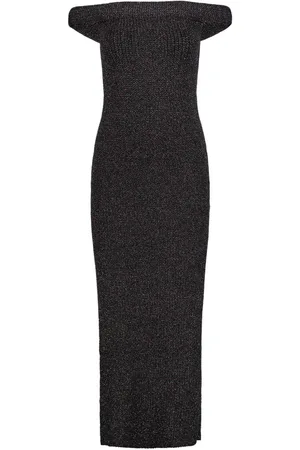 Totême Roll off-shoulder knitted dress