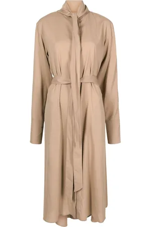 Peter Do Belted-waist button-down dress