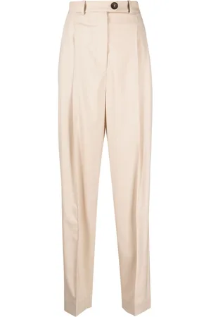 Peter Do Pleat-detailing button-fastening tapered trousers