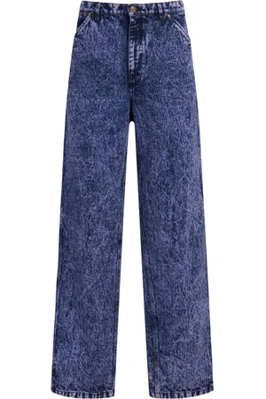 Marni Stonewashed mid-rise straight-leg jeans