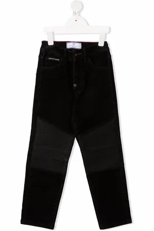 Philipp Plein Straight-leg biker trousers