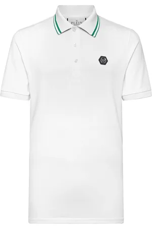 Philipp Plein Skull-print cotton polo shirt
