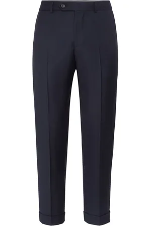 Brunello Cucinelli Tapered-leg wool trousers