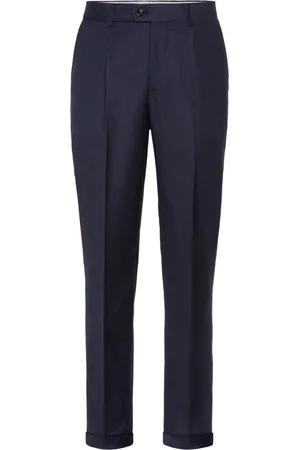 Brunello Cucinelli Tapered-leg wool trousers