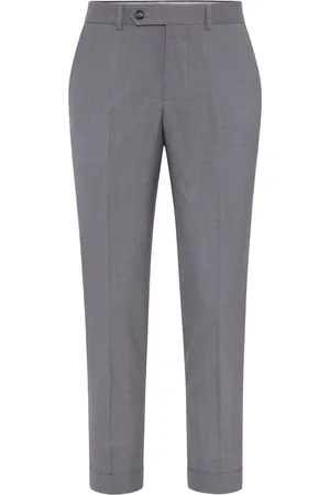Brunello Cucinelli Tapered-leg wool trousers
