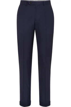 Brunello Cucinelli Tapered-leg wool trousers