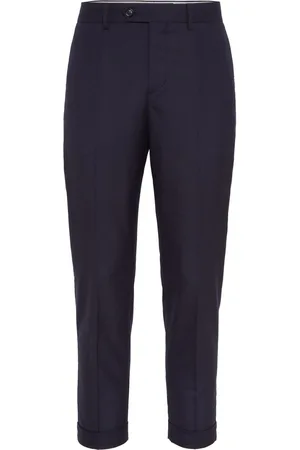 Brunello Cucinelli Straight-leg cashmere trousers
