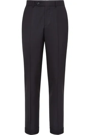 Brunello Cucinelli Tapered-leg wool trousers