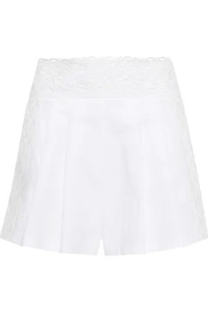 ERMANNO SCERVINO Lace-appliqué shorts