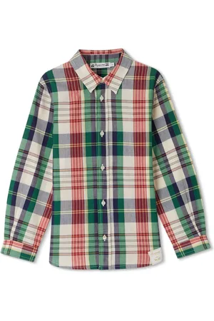 BONPOINT Daho checked cotton shirt