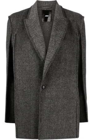 JNBY Textured wool-blend blazer