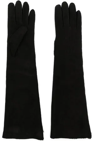 Bottega Veneta Long leather gloves