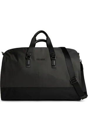 Dsquared2 Logo-raised zipped duffle bag