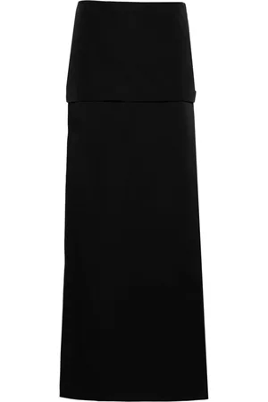 Khaite Saxon layered maxi skirt