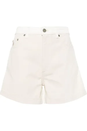 Stella McCartney Two-tone denim shorts