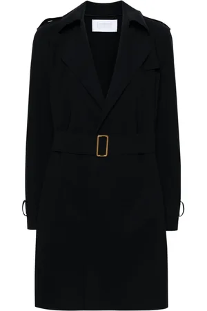 Harris Wharf London Belted open-front trench coat