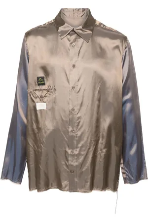 MARTINE ROSE Logo-appliqué shirt