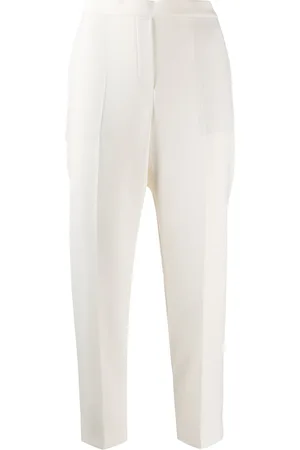 THEORY Straight-leg cropped trousers