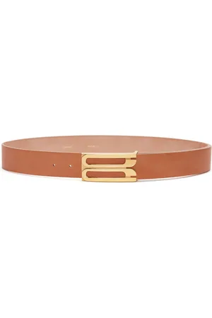 Victoria Beckham Frame leather belt